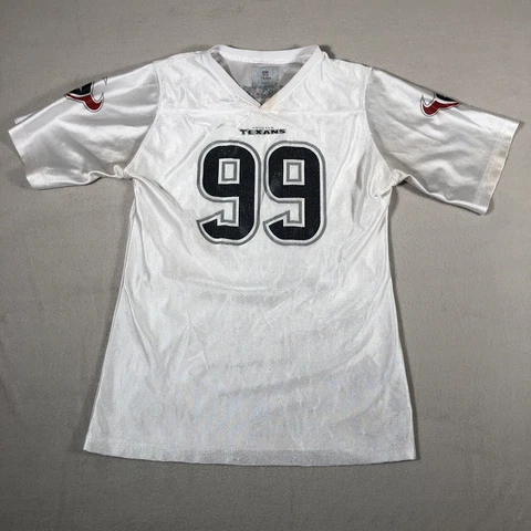 Houston Texans Jersey Girls Large White NFL Football JJ Watt Casual 1313 Cover