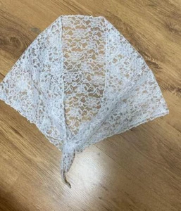 BLANC Tête tissu femmes attachées Couverture religieuse intérieure Casquette - Imagen 1 de 6