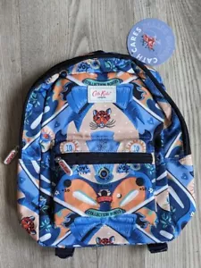 Cath Kidston Tiger Backpack Rucksack Recycled Polyester Pinball Modern Medium - Picture 1 of 12