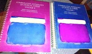 Comparative Anthology Of Musical Forms Two Volume Set First Editions 1976 - Picture 1 of 4