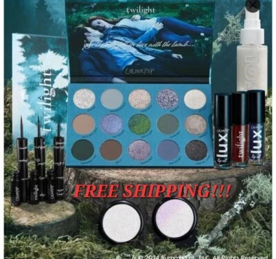 🦇NEW Colourpop x Twilight Full Makeup Collection - SEALED UNOPENED - Image 1 of 3