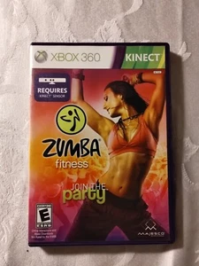 Zumba Fitness Join The Party For Microsoft Xbox 360 Complete Game Manual & Case - Picture 1 of 4