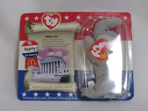 2000 TY Beanie Babies RIGHTY The Elephant Sammlerstück STOCKING STUFFER - Bild 1 von 5