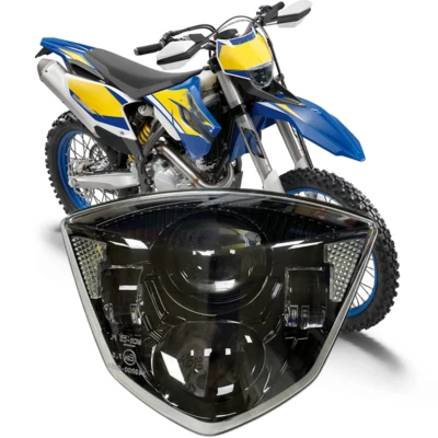 For Husaberg 09- 14 FE 250 350 450 TE 125 250 300 LED Headlight With Hi/Low Beam - Image 1 of 4