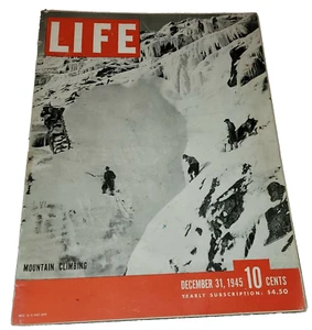 December 31, 1945 LIFE Magazine WWII War advertising ads 1940s FREE SHIP Dec 12 - Picture 1 of 8