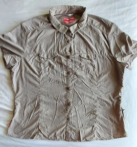 Craghoppers Nosilife Women`s Adventure Short Sleeve Shirt size UK 20 - Used - Foto 1 di 5