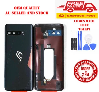 Asus ROG Phone 3 STRIX ED ASUS_1003DD BATTERY BACK DOOR COVER GLASS HOUSING OEM - Image 1 of 2