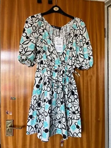 Zara floral printed poplin dress size XS - Picture 1 of 4