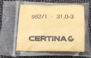 NOS Neue Certina 982/1 31,0-3 Plexiglas Echtes Spannring Kunststoffkristall - Bild 1 von 4