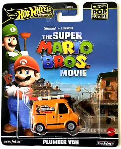 A24 Hot Wheels 2024 Pop Culture - The Super Mario Bros Movie Plumber Van - Picture 1 of 1