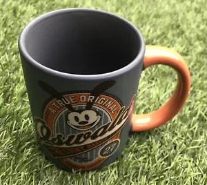 OSWALD The Lucky Rabbit Disney Parks Mug. Grey/Orange Ceramic. 16 oz Est 1927 - Picture 1 of 13