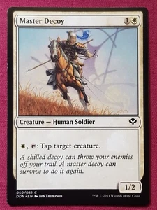 Magic The Gathering DUEL DECKS SPEED VS CUNNING MASTER DECOY white card MTG - Picture 1 of 2