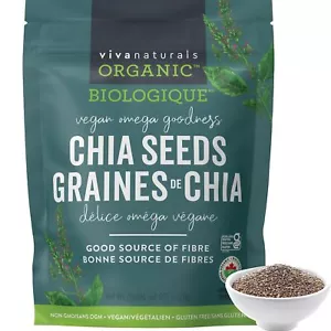 Semi di Chia Biologici 2 LB - Omega-3 a Base Vegetale e Proteine Vegane, Chi... - Foto 1 di 9