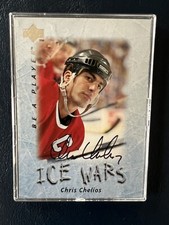 CHRIS CHELIOS 1996 Upper Deck Be A Player Ice Wars Autograph #S211