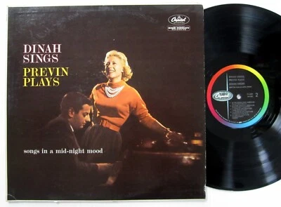 DINAH SHORE Dinah Sings PREVIN Plays LP Capitol VG++ Original press 1960 jazz - Image 1 of 3