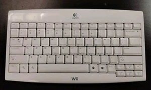 Logitech Wireless Keyboard For Nintendo Wii KG-0802  ( NO DONGLE ) - Picture 1 of 2
