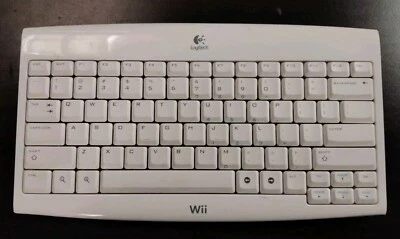 Logitech Wireless Keyboard For Nintendo Wii KG-0802  ( NO DONGLE ) - Image 1 of 2
