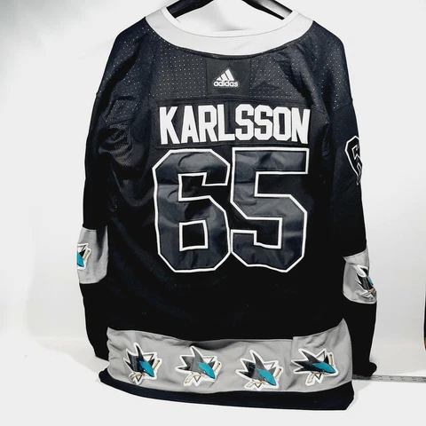 Adidas San Jose Sharks Erik Karlsson Hockey Jersey Size 60 Cover
