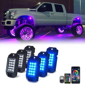 For Truck UTV Camper shell RGB LED Rock Lights Neon Kit use APP remote control - Picture 1 of 2
