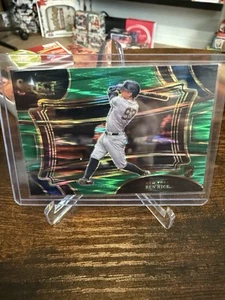 2024 Panini Select Diamond Level Ben Rice #68 Green Flash Prizm (RC) - Foto 1 di 2