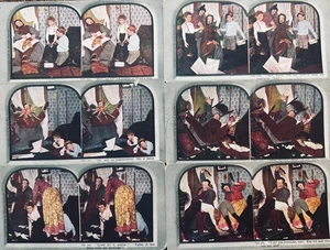 Set of (6) Stereographs - 1906 - Herman Knutzen - #8 - Father's Pipe - Picture 1 of 1