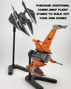 TIE Defender Flight Stand für Micro Galaxy Squadron | Cosmic Swap Flight Stands - Bild 1 von 21