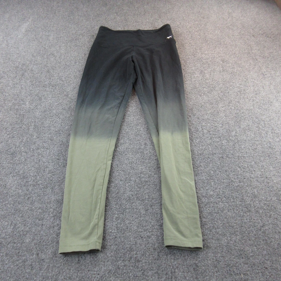 ROSA Victoria's Secret Leggings Mujer Pequeño Tiro Alto Yoga Pantalones Ombre Negro Foto 1 de 4