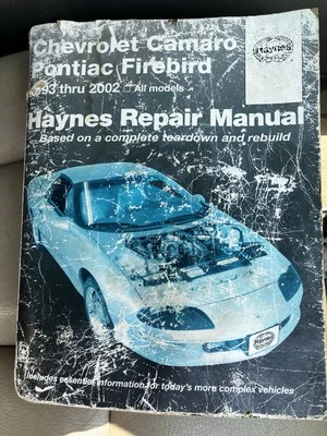 MANUAL DE REPARACIÓN Haynes para CAMARO/FIREBIRD 93-2002 NÚMERO 24017 Foto 1 de 4