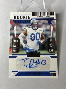 2024 Panini Contenders Tyler Davis Rookie Ticket Autograph #291 - Picture 1 of 2