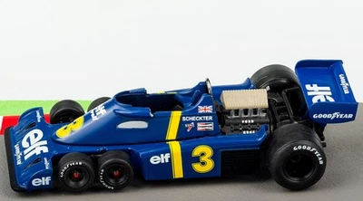 Tyrrell P34 Jody Scheckter 1976 6 ruote Modellino F1 Scala 1:43 Blister Nuovo #3 - Immagine 1 di 4
