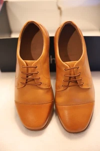 Birchbury Brenston scarpa elegante scalza marrone chiaro uomo 7 slip-on minimalista - Foto 1 di 6
