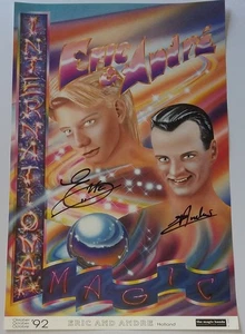 Póster firmado por Eric y Andre (Holanda) Las manos mágicas de Alemania, octubre 1992 - Imagen 1 de 1