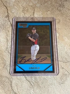 2007 Bowman Chrome Brad Lincoln First Auto Rookie - Picture 1 of 2