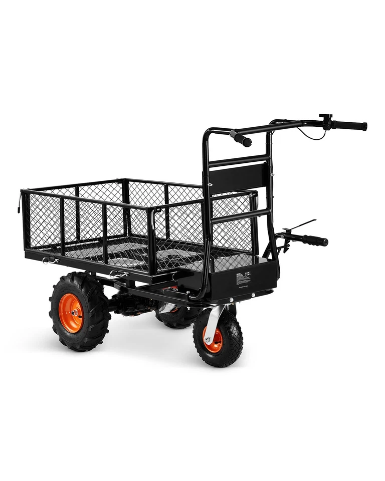 Vevor Electric Utility Cart 500lbs Capacity Power Wagon 36V 432W Battery Power