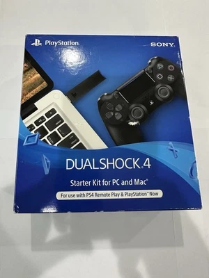 Sony PlayStation Dual Shock 4 CONTROLADOR INALÁMBRICO Kit Para PC Mac Adaptador USB CAJA ORIGINAL Foto 1 de 4