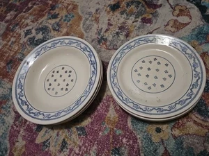 Set 4 Vintage Oxford 7880 Bread Plates/ 3 Bowls - Picture 1 of 4
