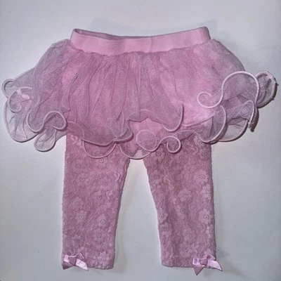 Leggings Baby Starters Rosa Tul Encaje Falda Talla 6 Meses Foto 1 de 4