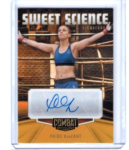 2025 Panini Combat Anthology Paige VanZant Sweet Science Auto Gold #'ed 08/10 - Picture 1 of 1