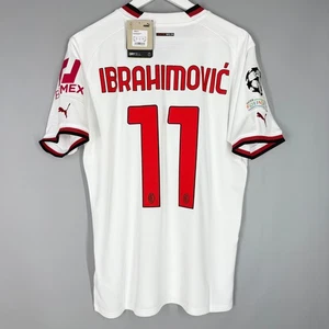 CAMISETA DE FUTBOL VISITANTE MAGLIA #11 IBRAHIMOVIC 2022 2023 NUEVA CON ETIQUETAS AC MILAN ITALY 2022 2023 - Imagen 1 de 7