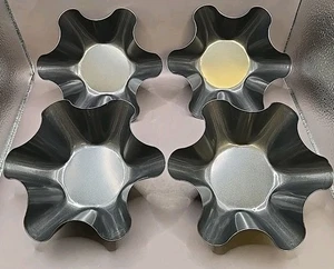 Set of 4 6.5" Nonstick TACO SALAD SHELL BOWLS Carbon Steel Tortilla Maker - Picture 1 of 11