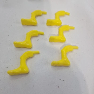 6 Cootie Game Replacement Parts 1999 Foot Toes Legs Feet Bugs Goofy Yellow  - Image 1 of 2