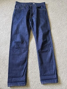Levi’s Selvedge 551 Z Dark Blue Jeans 32x32 Manufactured The 31st Week Of 2021  - Picture 1 of 9