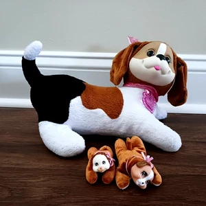 2016 Puppy Surprise Misty der Beagle mit 2 Welpen Stofftier Hund Plüsch - Bild 1 von 4