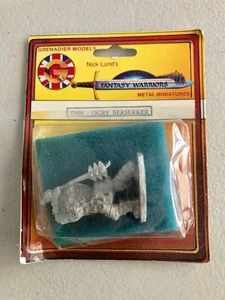 Grenadier Miniatures Pack Ogre Berserker #908 Dungeons & Dragons Fantasy Warrior - Picture 1 of 1