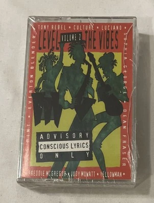 Level the Vibes, Vol. 2 by Various Artists (Cassette, 1995, Pow Wow) SEALED - Imagem 1 de 3