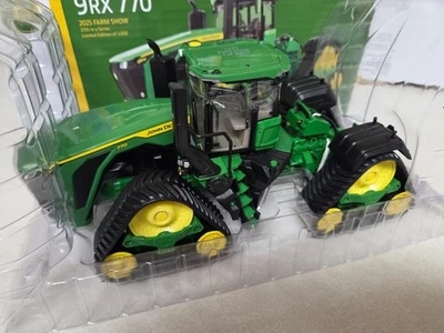 ERTL John Deere 9RX 770 4WD Track Tractor 2025 Farm Show Edition 1/3000 - 1:32! - Image 1 of 4