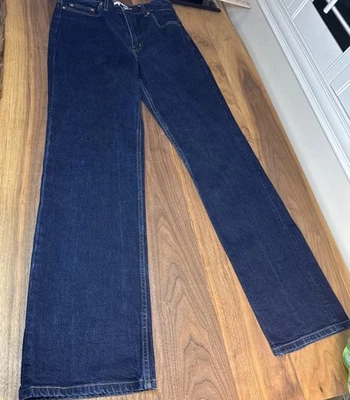 Pantalón de mezclilla ALC talla 31 tiro alto pierna recta (31 X 32) lavado oscuro pierna recta Foto 1 de 4