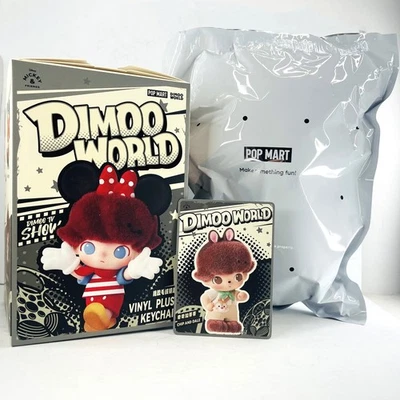 POP MART x Dimoo World Disney Series Keychain Plush Figure Toy - Chip and Dale - Image 1 of 4