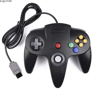 Wired Classic N64 Controller Gamepad Remote Joystick for N64 Console BLACK - Picture 1 of 11