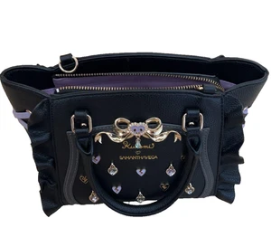 Borsa piccola Samantha Vega x Sanrio Kuromi Bijou Flutter nera 2 vie USATA - Foto 1 di 5
